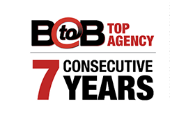 BtoB top agency logo  in color
